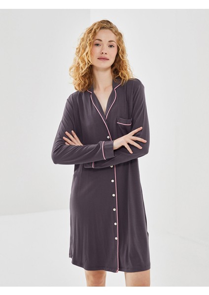 Yeni Sezon Gömlek Yaka Kadın Gecelik fiyatları