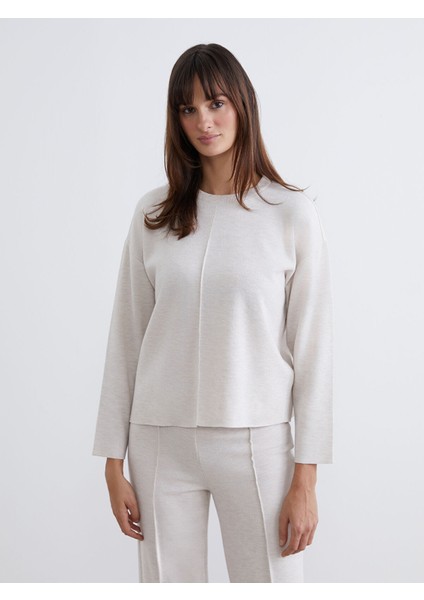 Yeni Sezon Bisiklet Yaka Kadın Ince Kazak