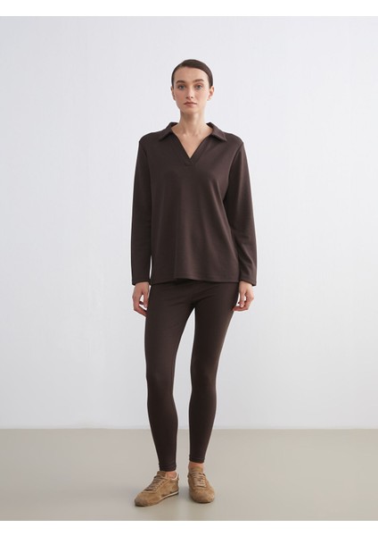 Yeni Sezon Polo Yaka Kadın Sweatshirt fiyatları