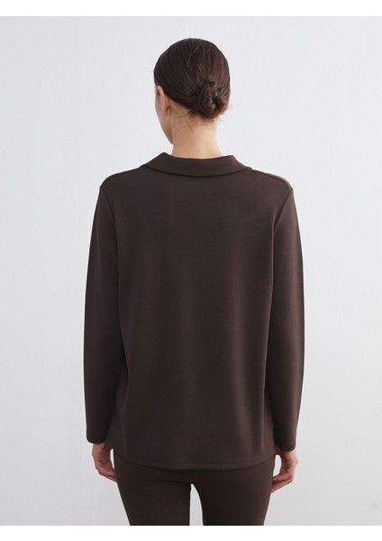 Yeni Sezon Polo Yaka Kadın Sweatshirt fırsatları