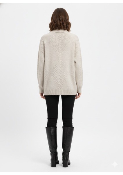 Kadın Balıkçı Yaka Kazak 7344 modelleri