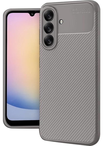 Samsung Galaxy A17 5g Auto Focus Karbon Kapak - Gri