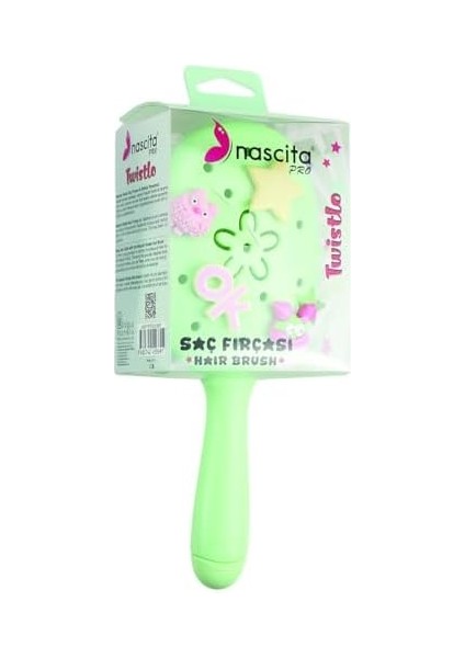 Nascita Twistlo Yeşil Saç Fırçası - 59 fiyatları