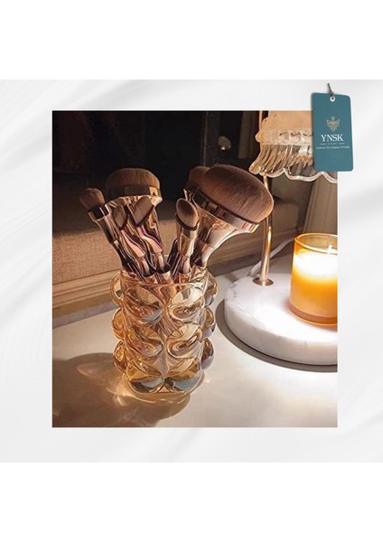 Bubble Cam Bardak & Mumluk & Fırça & Uçlu Kalem Tutucu & Kalemlik