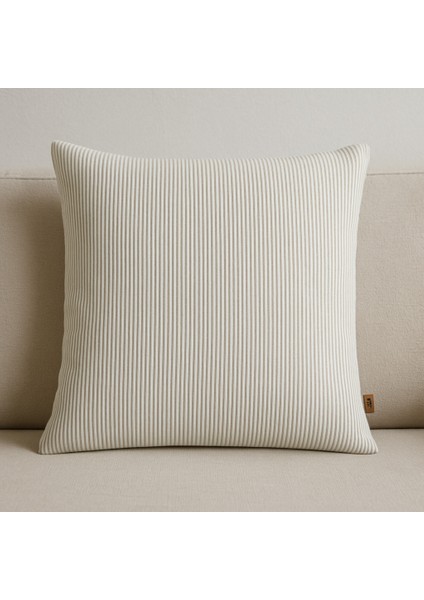 Pure Lines Dikey Çizgili Kırlent Kılıfı 50X50 cm