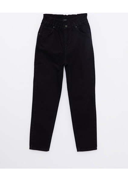 Yeni Sezon Kadın Mom Fit Düz Jean Pantolon indirimleri