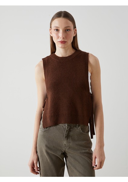 Yeni Sezon Bisiklet Yaka Kadın Triko Süveter