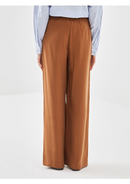 Yeni Sezon Beli Lastikli Loose Fit Kadın Pantolon fırsatları