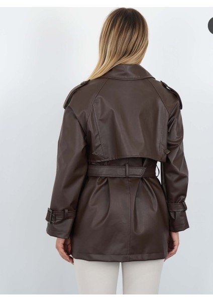 Deri Trençkot Midi Boy fiyatları