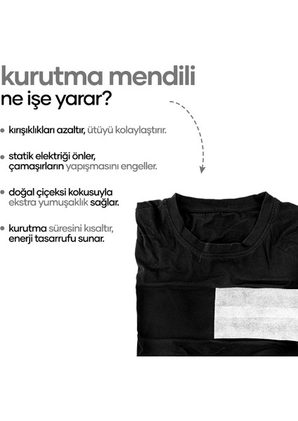 2'li Set Çamaşır Kurutma Mendili 40 Yaprak Ütüye Son Çamaşırlarda Ekstra Yumuşaklık fırsatları