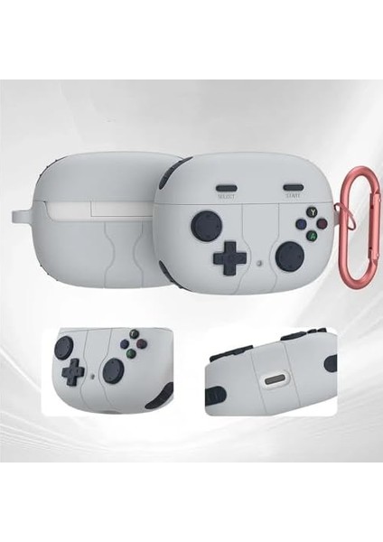 4 ile Uyumlu 4.nesil Kılıf Kılıf Retro Görünümlü Kancalı Nint-Endo Yumuşak Soft Dokunuş 4. Nesil Kulaklık Kılıf (Gri, 4. Nesil) fiyatları