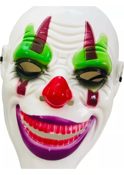 Delirten Gülüş Psikopaat Palyaço Temalı Joker Maskesi