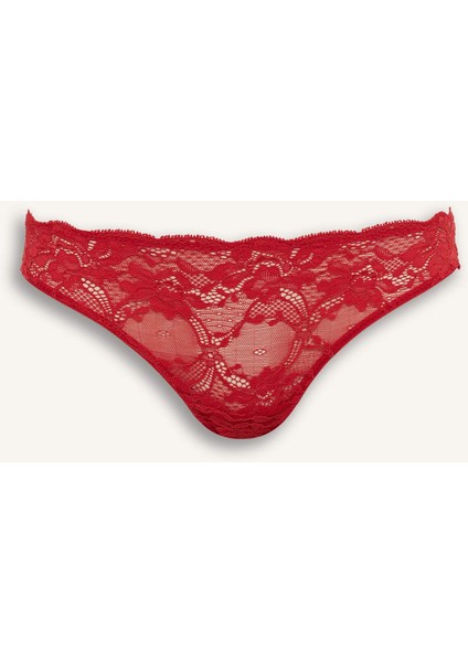 Dantel Detaylı Dantel Brazilian Külot G1184AX25WN