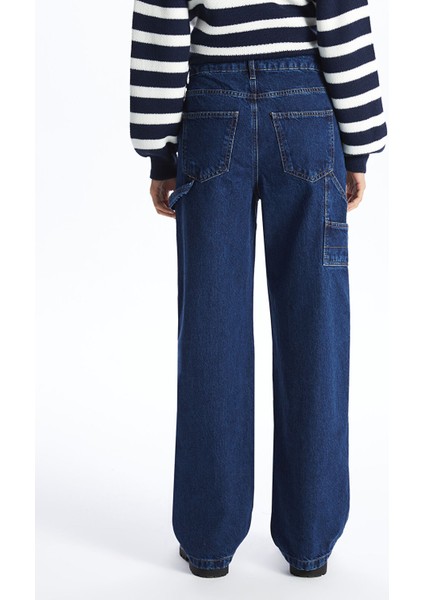 Yeni Sezon Straight Kadın Kargo Jean Pantolon fırsatları