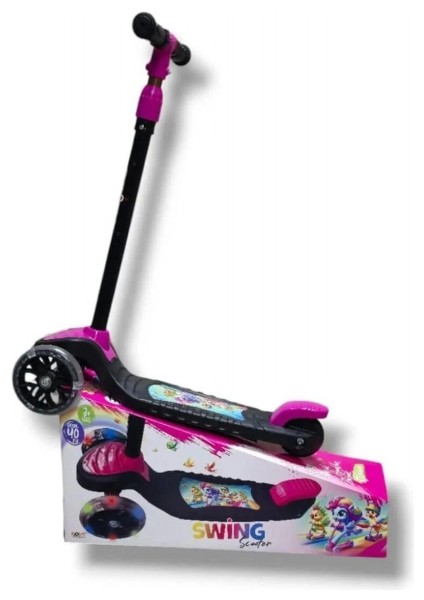 Swing Scooter Pembe Işıklı modelleri