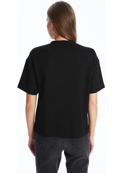 Yeni Sezon Bisiklet Yaka Kadın Tişört fırsatları