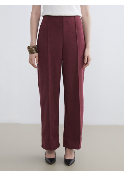 Yeni Sezon Beli Lastikli Kadın Süet Pantolon fiyatları