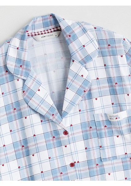 Yeni Sezon Gömlek Yaka Desenli Kadın Gecelik fiyatları