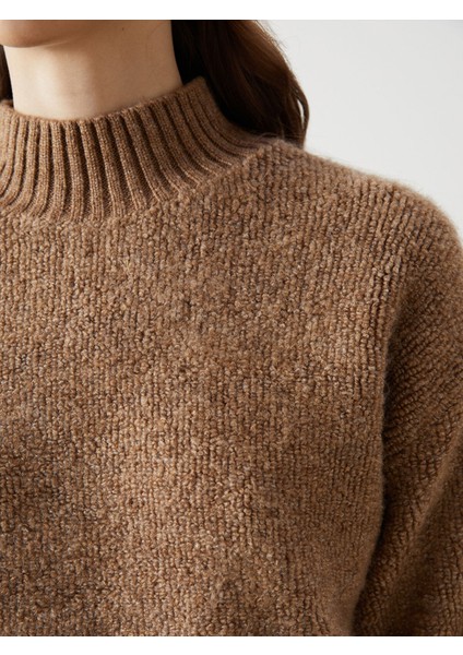 Yeni Sezon Yarım Balıkçı Yaka Kadın Triko Kazak modelleri