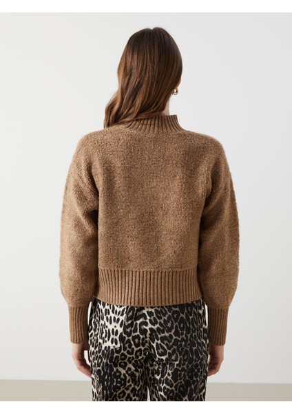 Yeni Sezon Yarım Balıkçı Yaka Kadın Triko Kazak fırsatları