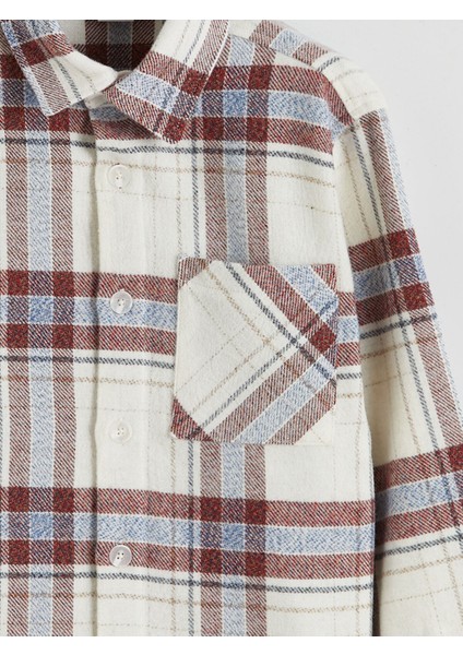 Yeni Sezon Uzun Kollu Ekose Erkek Çocuk Gömlek fırsatları