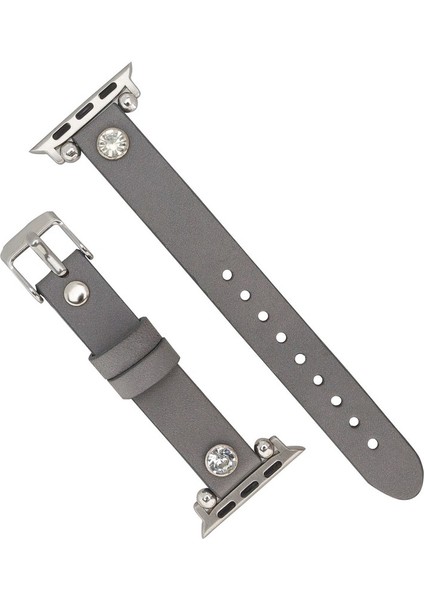 Apple Watch Uyumlu Deri Kordon Visby 38-40-41MM Rst9 modelleri