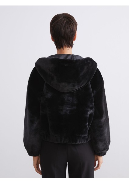 Yeni Sezon Kapüşonlu Kadın Kürk Ceket indirimleri