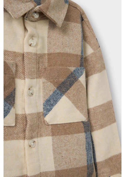 Erkek Bebek 2'li Takım Kareli Flanel Gömlek Pantolon G3226A525WN modelleri