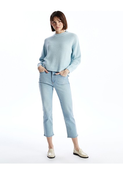 Yeni Sezon Bisiklet Yaka Oversize Kadın Triko Kazak fiyatları