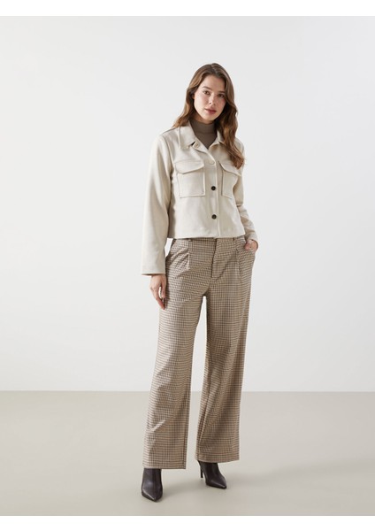 Yeni Sezon Gömlek Yaka Kadın Süet Görünümlü Ceket fiyatları