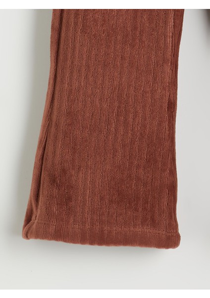 Yeni Sezon Beli Lastikli Kadife Kız Çocuk Tayt modelleri