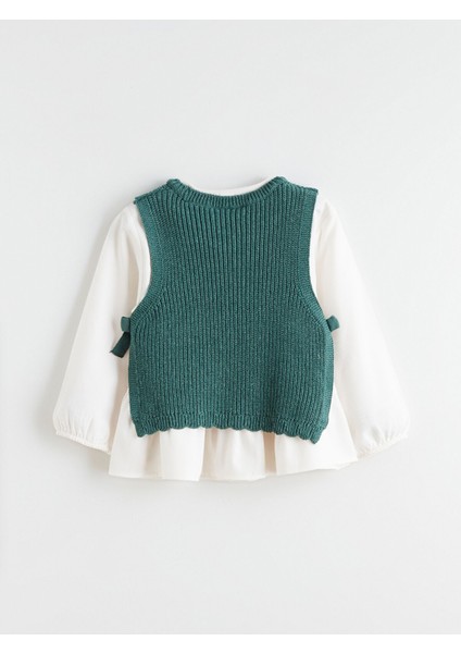 Yeni Sezon Kız Çocuk Poplin Gömlek ve Süveter modelleri