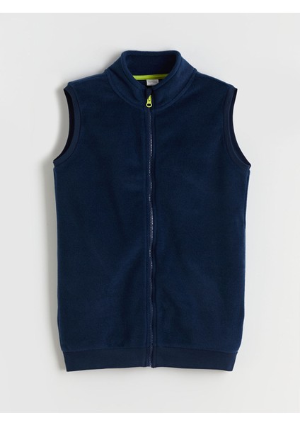 Yeni Sezon Dik Yaka Polar Erkek Çocuk Yelek modelleri