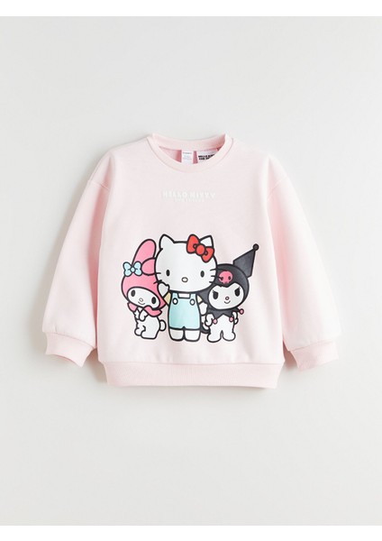 Yeni Sezon Hello Kitty Baskılı Kız Çocuk Sweatshirt