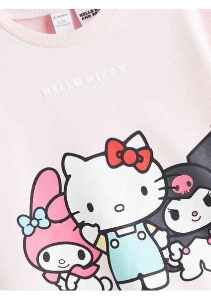 Yeni Sezon Hello Kitty Baskılı Kız Çocuk Sweatshirt modelleri