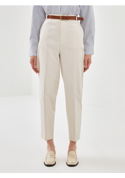 Yeni Sezon Beli Kemerli Havuç Kesim Kadın Pantolon fiyatları