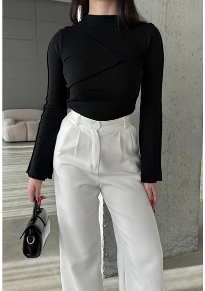 Asimetrik Tasarım Ispanyol Kol Bluz ,body fiyatları