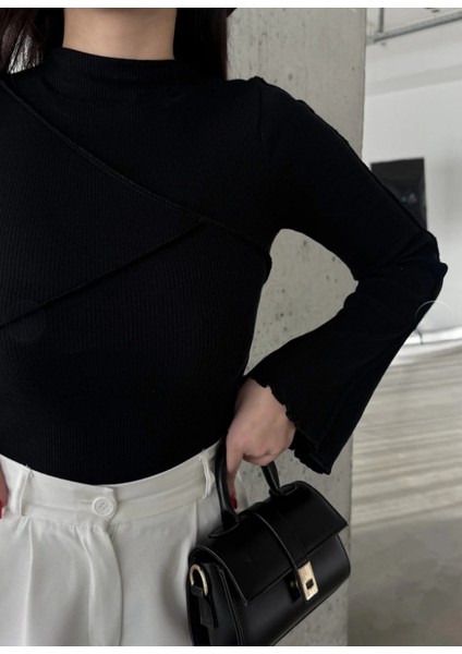 Asimetrik Tasarım Ispanyol Kol Bluz ,body modelleri