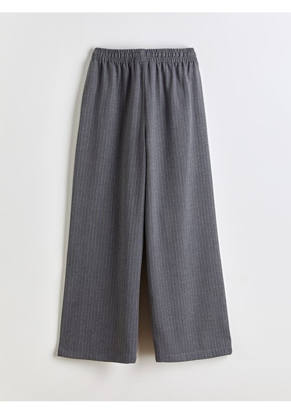 Yeni Sezon Beli Lastikli Çizgili Kız Çocuk Pantolon fiyatları