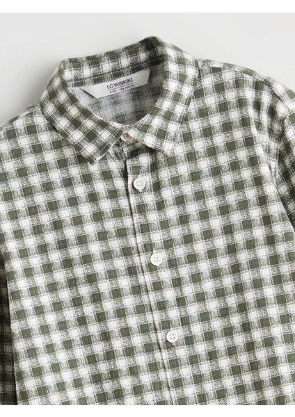 Yeni Sezon Uzun Kollu Ekose Erkek Çocuk Gömlek fiyatları