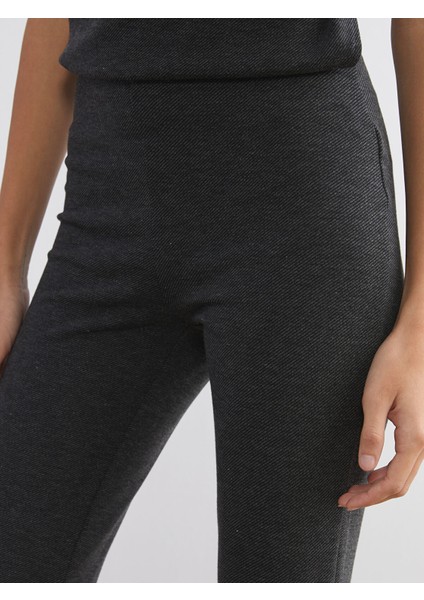 Yeni Sezon Beli Lastikli Ispanyol Paça Kadın Pantolon modelleri