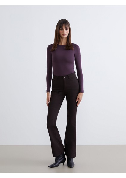 Yeni Sezon Mars Flare Kadın Jean Pantolon