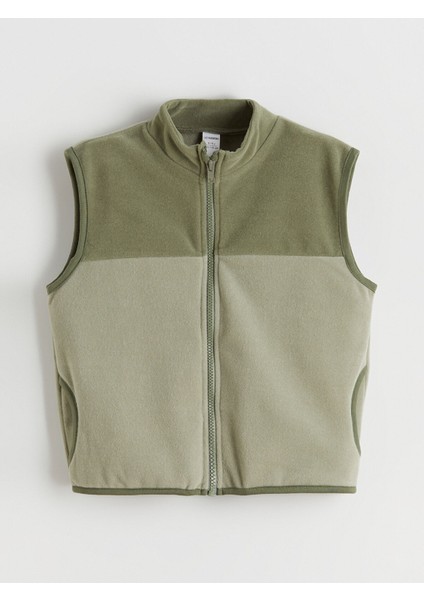 Yeni Sezon Dik Yaka Polar Erkek Çocuk Yelek