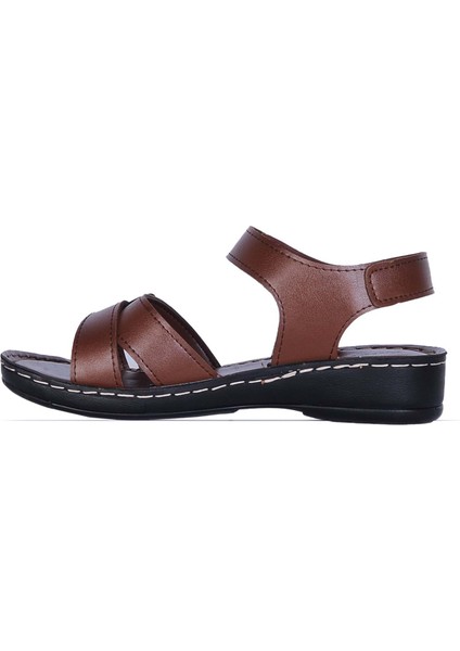 Moda Ayakkabı 186 Polero Ortapedik Kadın Yazlık Sandalet modelleri