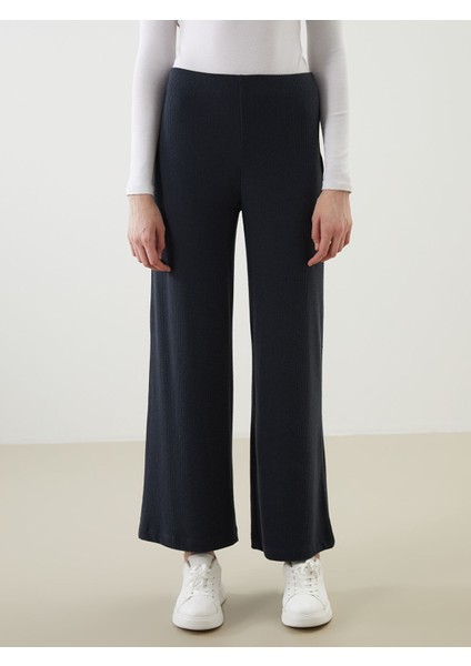 Yeni Sezon Beli Lastikli Geniş Paça Kadın Pantolon fiyatları