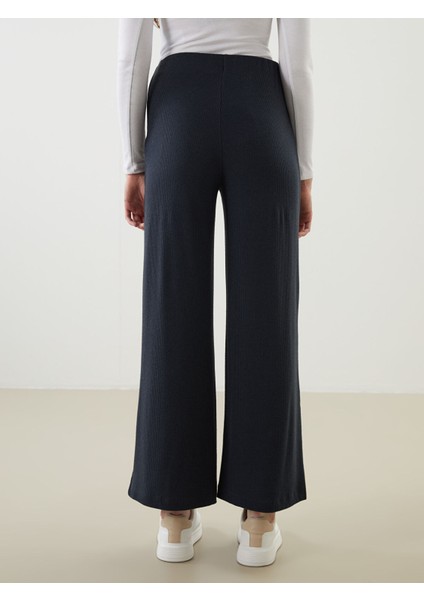 Yeni Sezon Beli Lastikli Geniş Paça Kadın Pantolon fırsatları