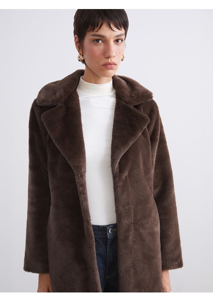 Yeni Sezon Ceket Yaka Kadın Kürk Kaban fiyatları