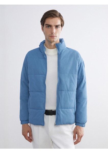 Yeni Sezon Dik Yaka Erkek Şişme Mont