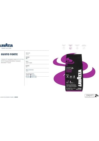 Lavazza Expert Gusto Forte Çekirdek Kahve 1 kg fiyatları