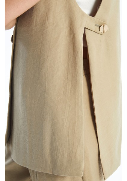 Yeni Sezon Ceket Yaka Kadın Klasik Yelek modelleri